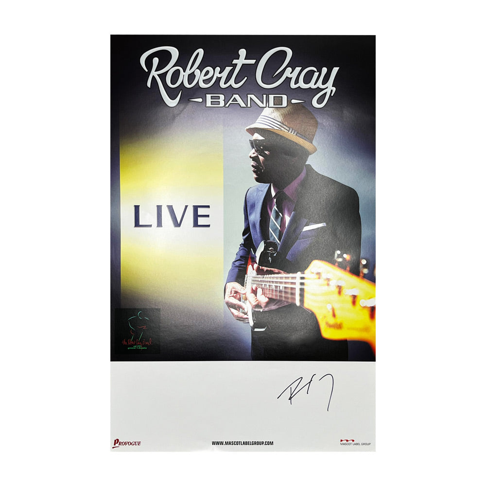 Robert Cray Band Live Signed Promo Poster