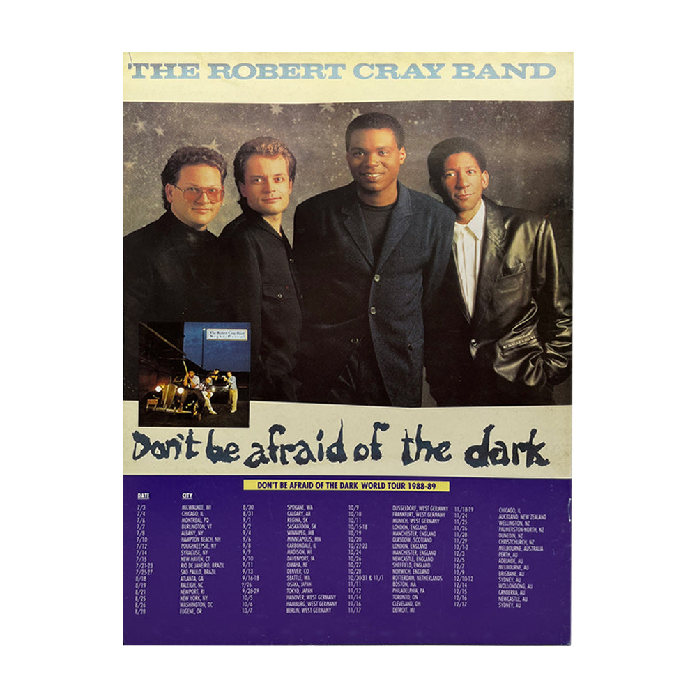 Robert Cray Don't Be Afraid of the Dark Signed Tour Program