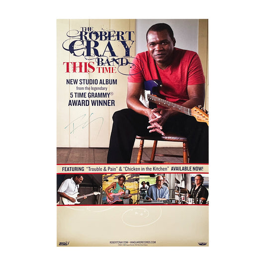 The Robert Cray Band This Time Signed Promo Poster
