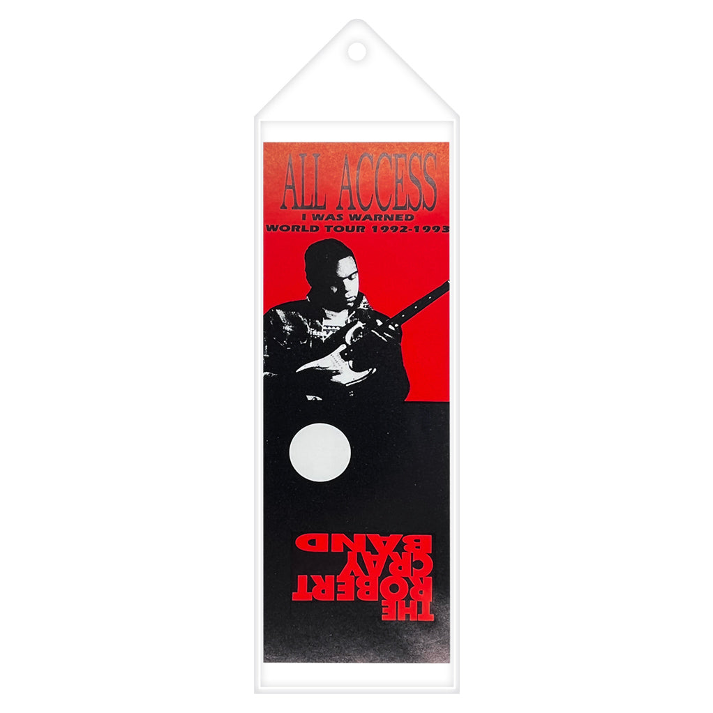 The Robert Cray Band - I Was Warned Tour 1992-1993 World Tour All Access Pass