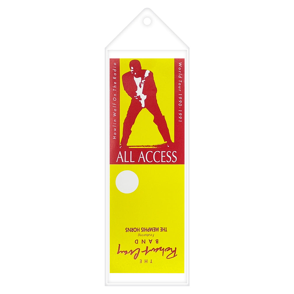 The Robert Cray Band - Howlin Wolf On The Radio 1990-1991 World Tour All Access Pass (Yellow/Red)