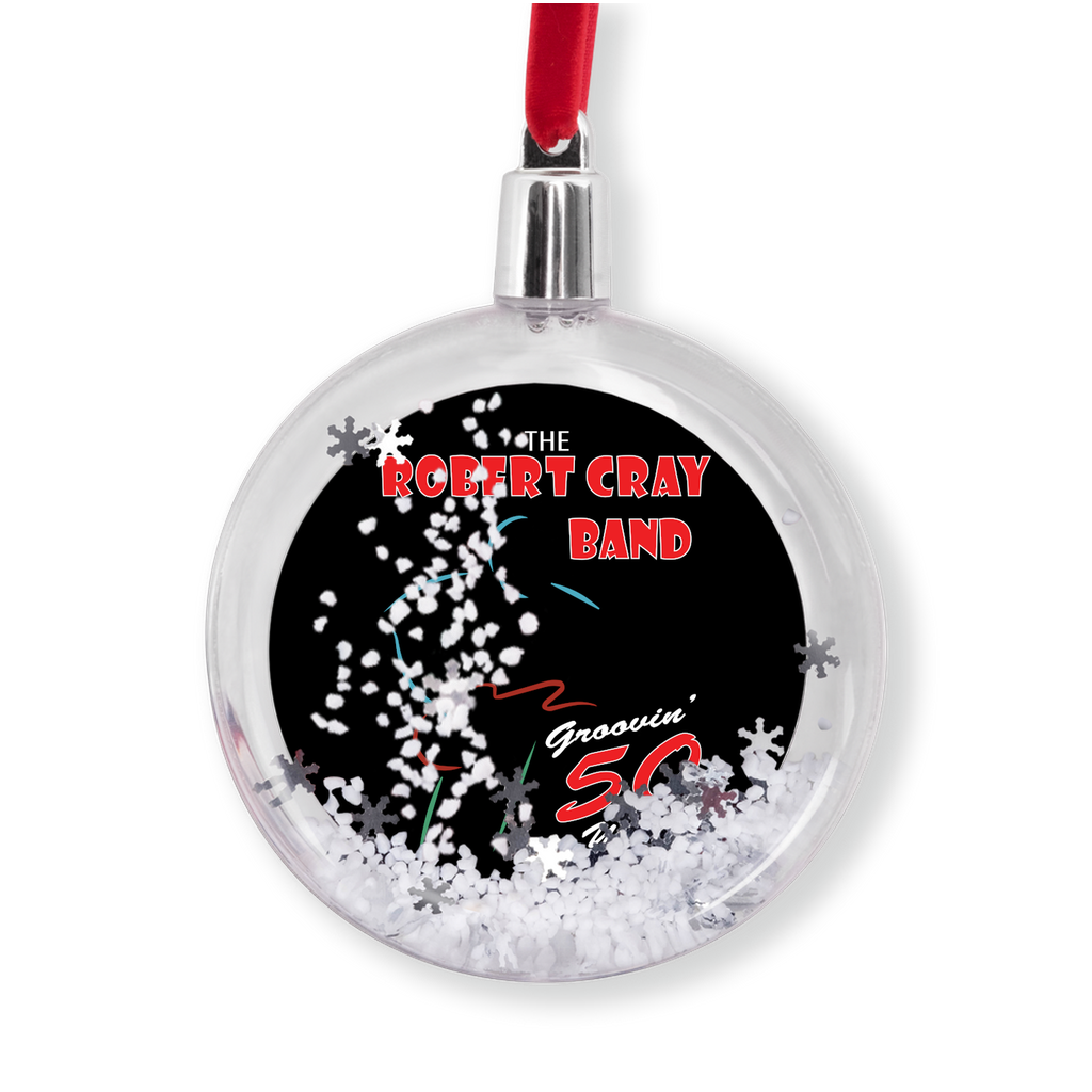 Groovin' 50 Years Snow Globe Ornament