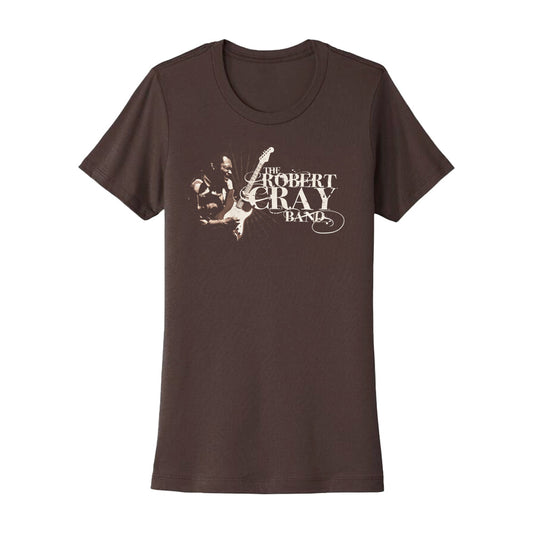 Robert Cray Ladies Guitar Logo Tshirt