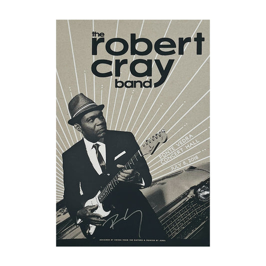 Robert Cray - Ponte Vedra Concert Hall - July 8, 2016 Tour Signed Poster