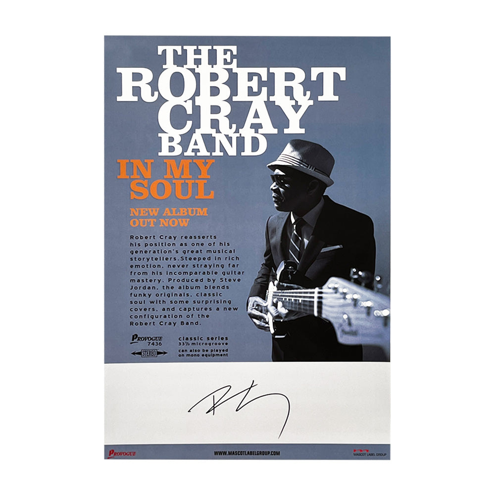 The Robert Cray Band In My Soul Signed Promo Poster