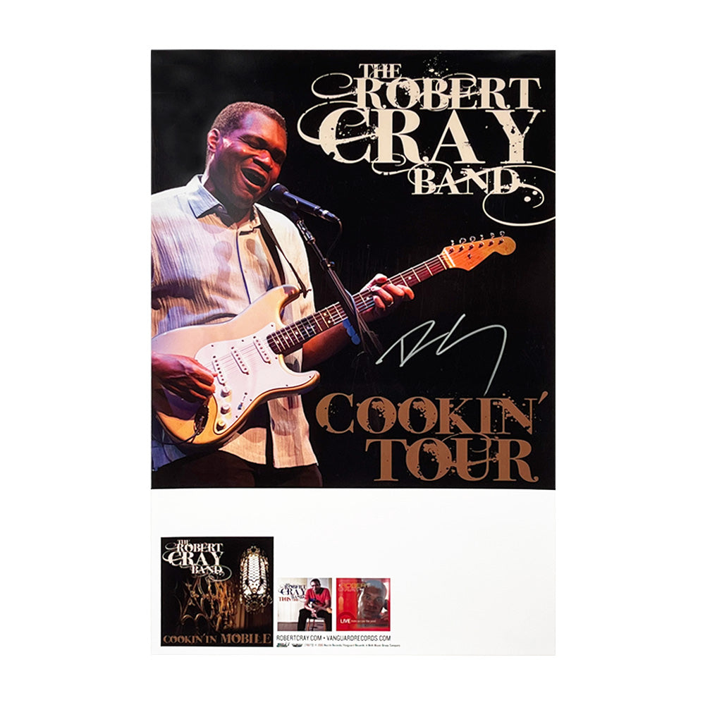 The Robert Cray Band Cookin' Tour Signed Promo Poster
