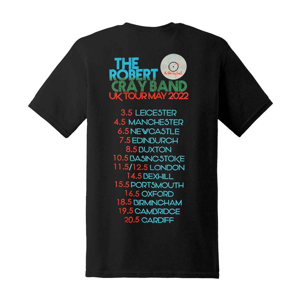 Robert Cray Groovin Since 1974 2022 UK Tour T Shirt